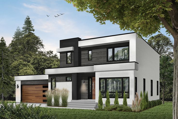 Modern House Plan 034-01193